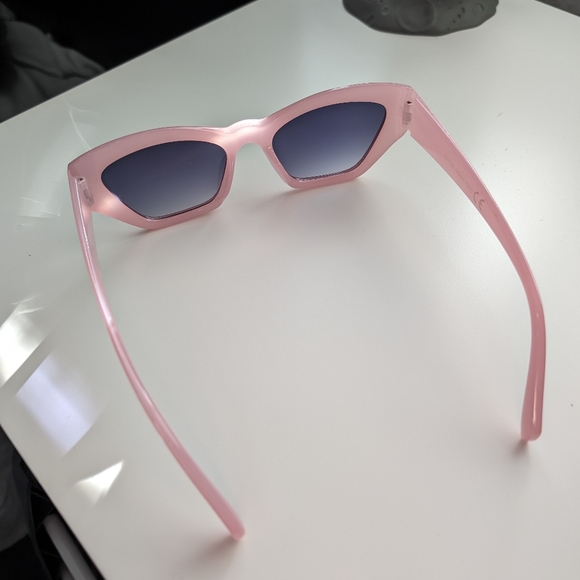 Pink sunglasses and headband polka dot barbie girly vacation adult accessory - Picture 4 of 10